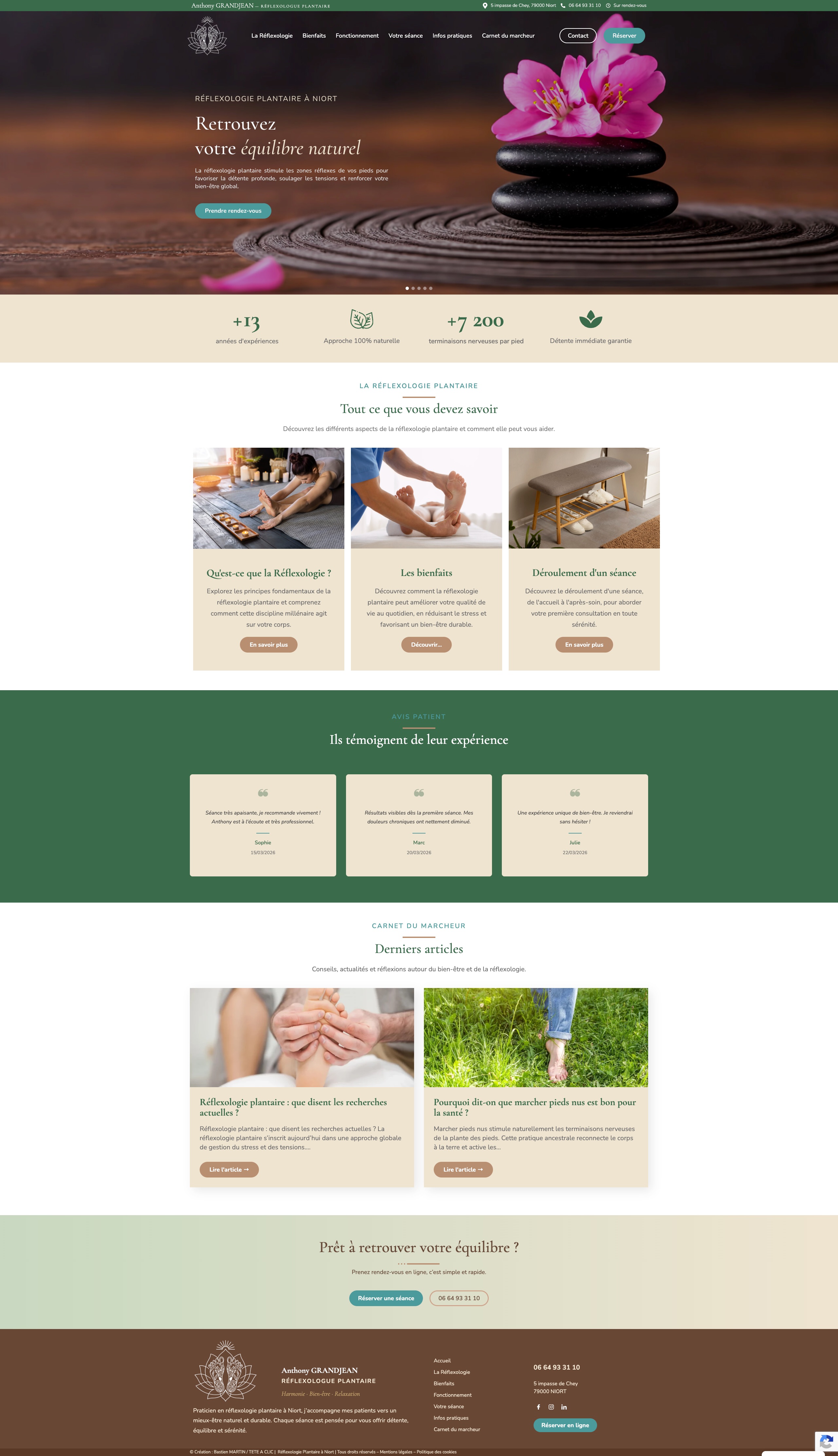 Page d'accueil